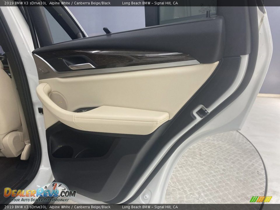 2019 BMW X3 sDrive30i Alpine White / Canberra Beige/Black Photo #34