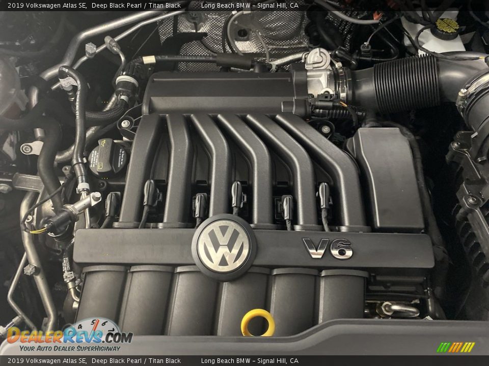 2019 Volkswagen Atlas SE Deep Black Pearl / Titan Black Photo #10