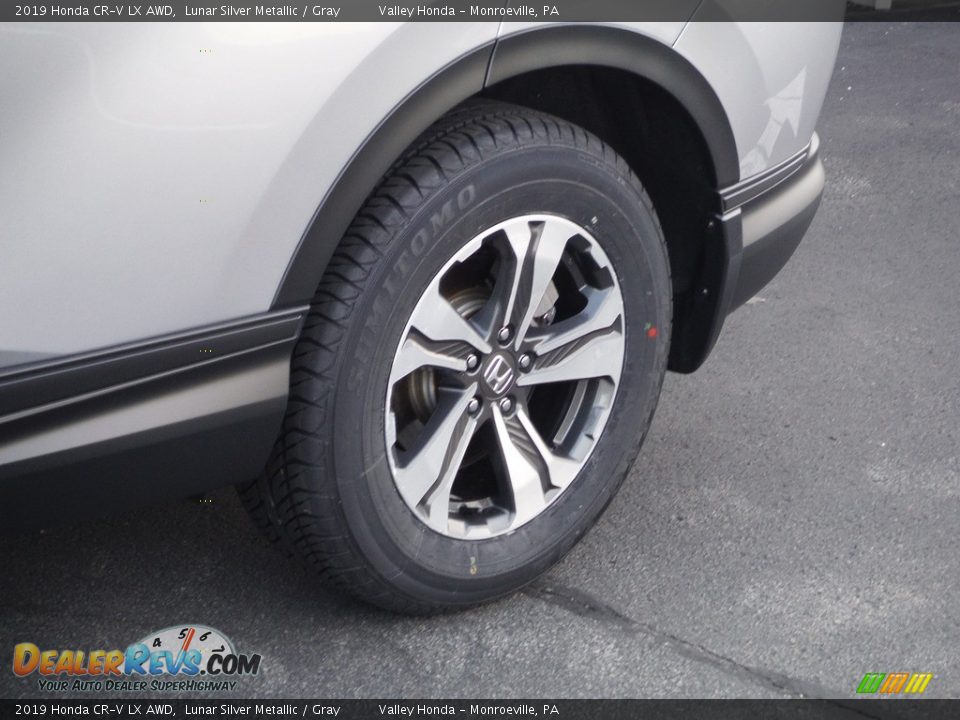 2019 Honda CR-V LX AWD Lunar Silver Metallic / Gray Photo #3