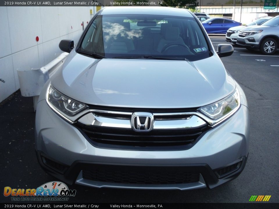 2019 Honda CR-V LX AWD Lunar Silver Metallic / Gray Photo #4