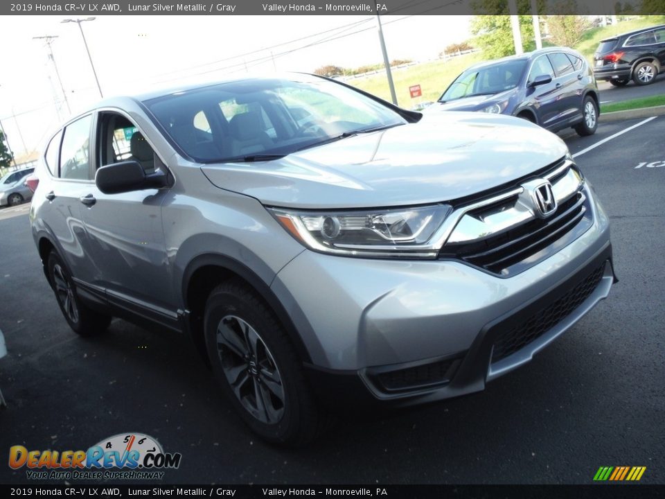 2019 Honda CR-V LX AWD Lunar Silver Metallic / Gray Photo #5