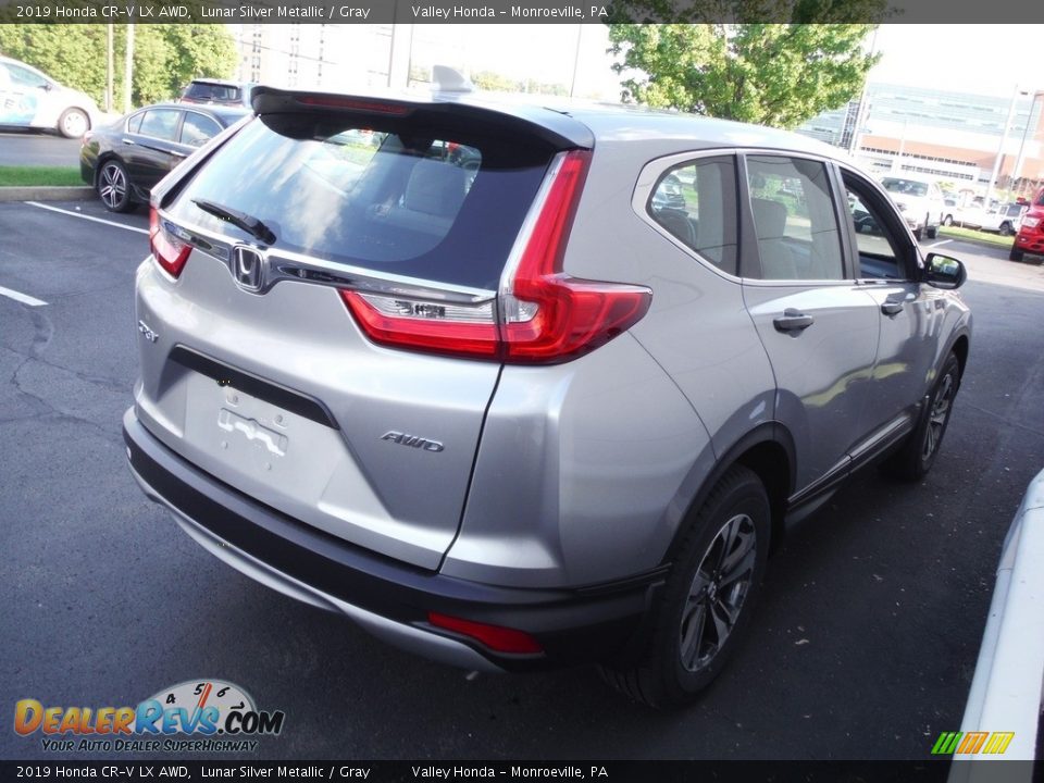 2019 Honda CR-V LX AWD Lunar Silver Metallic / Gray Photo #6