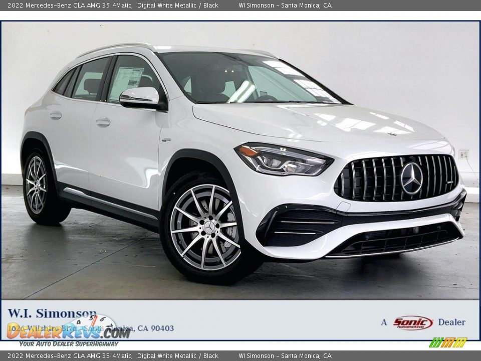 2022 Mercedes-Benz GLA AMG 35 4Matic Digital White Metallic / Black Photo #1