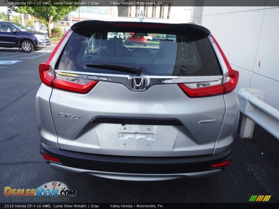 2019 Honda CR-V LX AWD Lunar Silver Metallic / Gray Photo #7