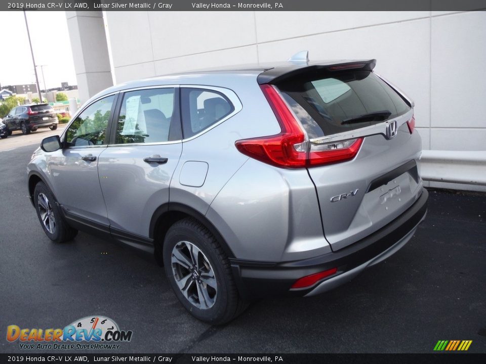 2019 Honda CR-V LX AWD Lunar Silver Metallic / Gray Photo #9