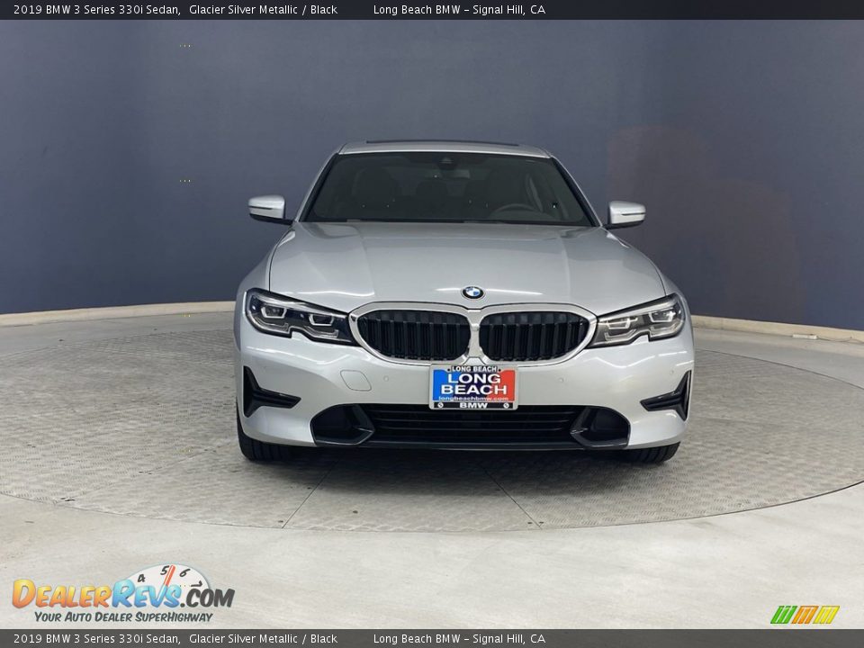 2019 BMW 3 Series 330i Sedan Glacier Silver Metallic / Black Photo #2