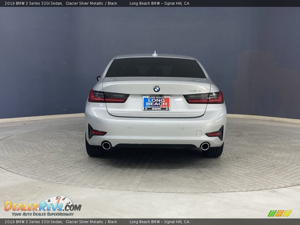 2019 BMW 3 Series 330i Sedan Glacier Silver Metallic / Black Photo #4