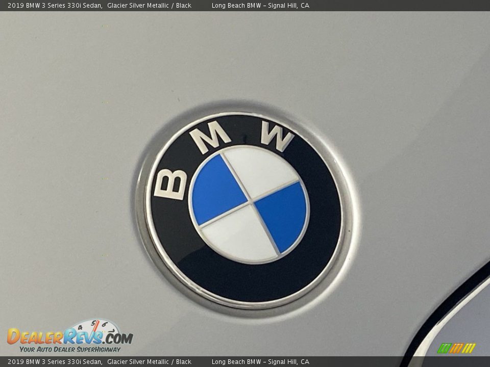 2019 BMW 3 Series 330i Sedan Glacier Silver Metallic / Black Photo #7