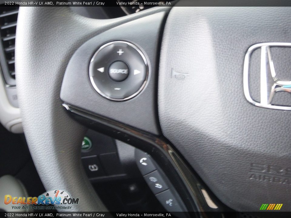 2022 Honda HR-V LX AWD Platinum White Pearl / Gray Photo #21