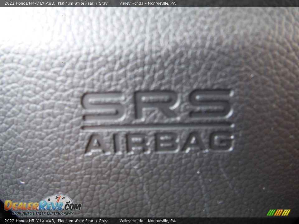 2022 Honda HR-V LX AWD Platinum White Pearl / Gray Photo #25