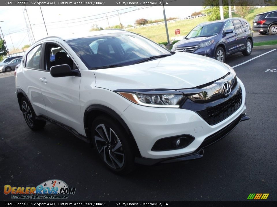 2020 Honda HR-V Sport AWD Platinum White Pearl / Black Photo #5