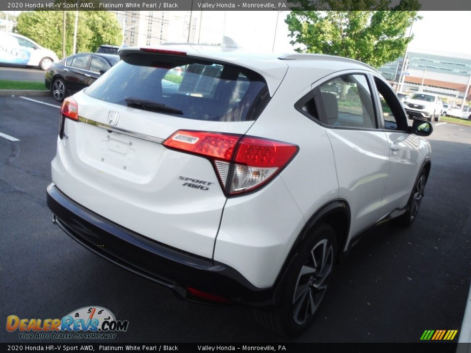 2020 Honda HR-V Sport AWD Platinum White Pearl / Black Photo #6