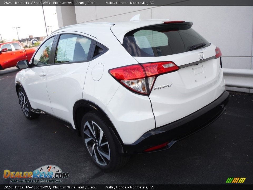 2020 Honda HR-V Sport AWD Platinum White Pearl / Black Photo #9