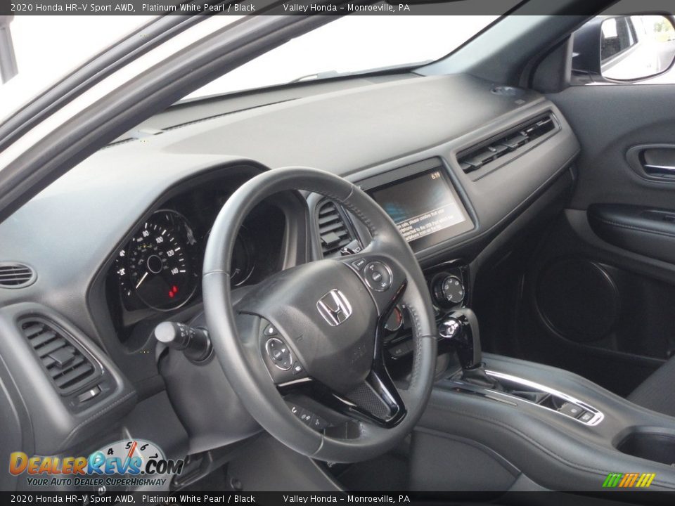 2020 Honda HR-V Sport AWD Platinum White Pearl / Black Photo #10