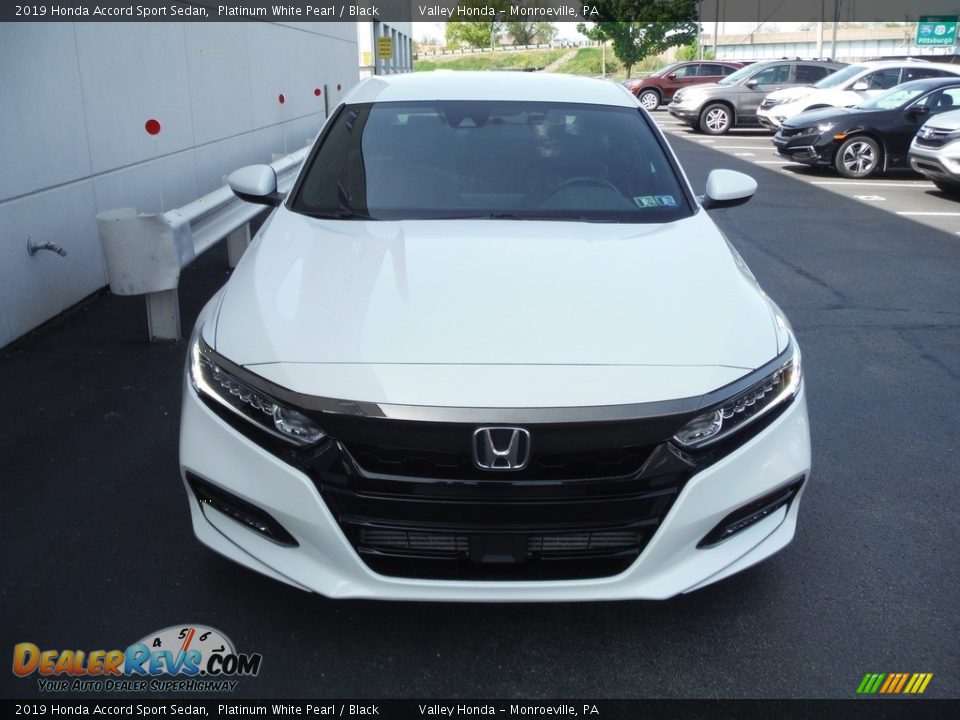 2019 Honda Accord Sport Sedan Platinum White Pearl / Black Photo #4