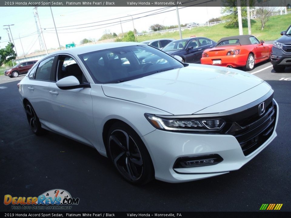 2019 Honda Accord Sport Sedan Platinum White Pearl / Black Photo #5