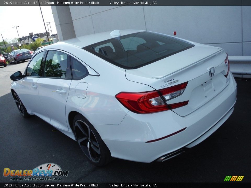 2019 Honda Accord Sport Sedan Platinum White Pearl / Black Photo #9