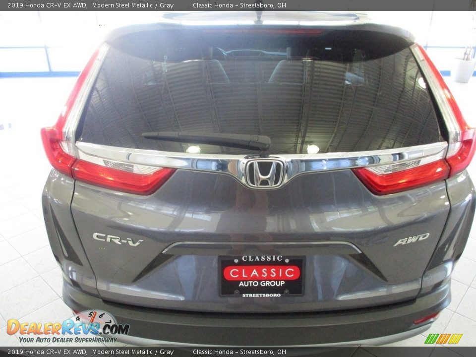 2019 Honda CR-V EX AWD Modern Steel Metallic / Gray Photo #5