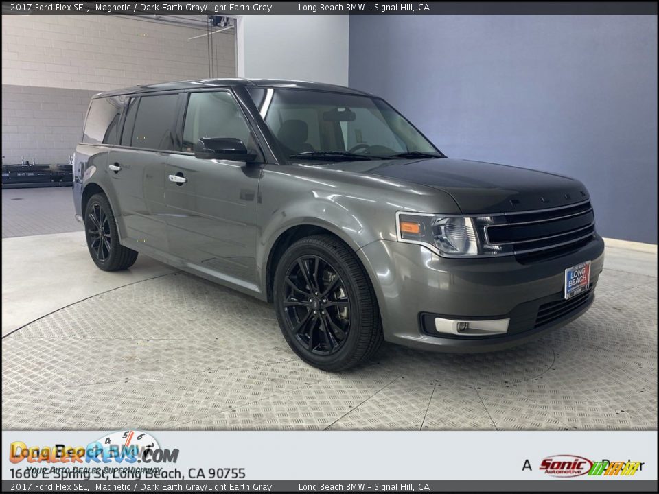 2017 Ford Flex SEL Magnetic / Dark Earth Gray/Light Earth Gray Photo #1