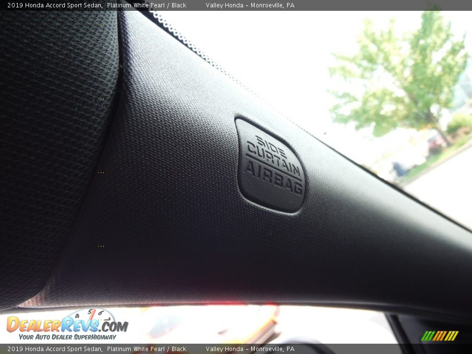 2019 Honda Accord Sport Sedan Platinum White Pearl / Black Photo #23