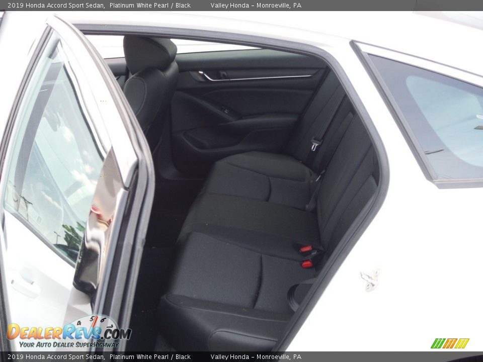 2019 Honda Accord Sport Sedan Platinum White Pearl / Black Photo #25