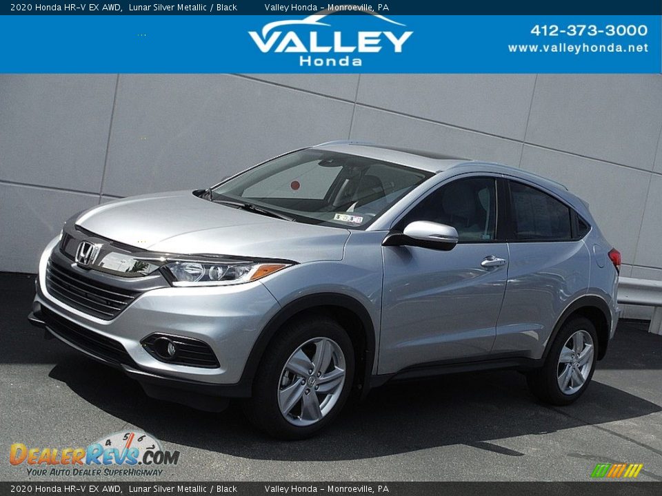 2020 Honda HR-V EX AWD Lunar Silver Metallic / Black Photo #1