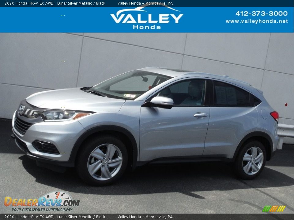 2020 Honda HR-V EX AWD Lunar Silver Metallic / Black Photo #2