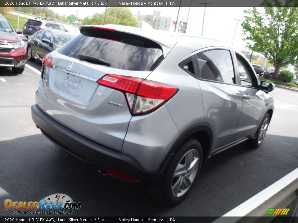 2020 Honda HR-V EX AWD Lunar Silver Metallic / Black Photo #7