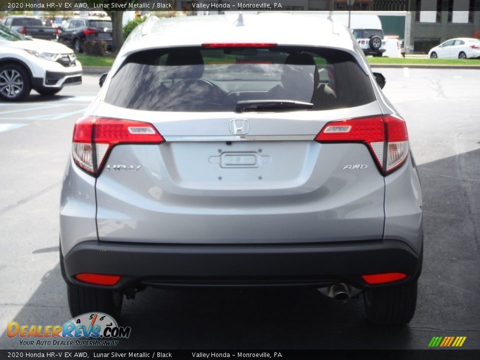 2020 Honda HR-V EX AWD Lunar Silver Metallic / Black Photo #8