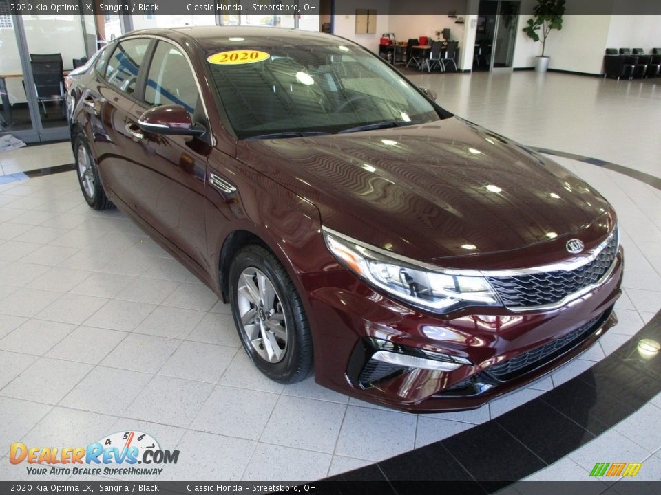 2020 Kia Optima LX Sangria / Black Photo #3