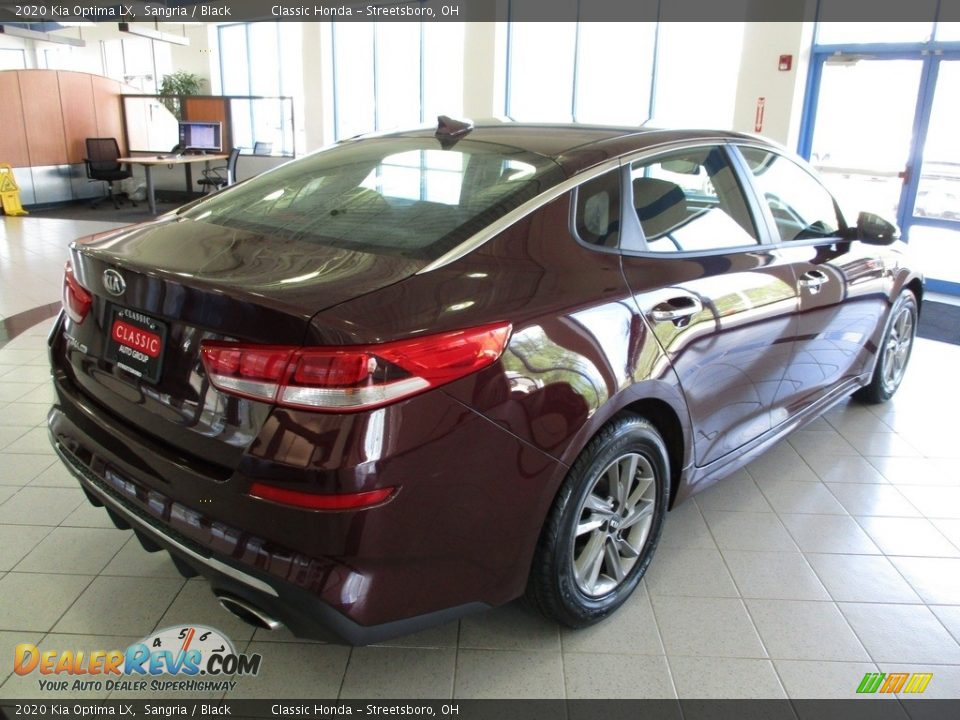 2020 Kia Optima LX Sangria / Black Photo #7