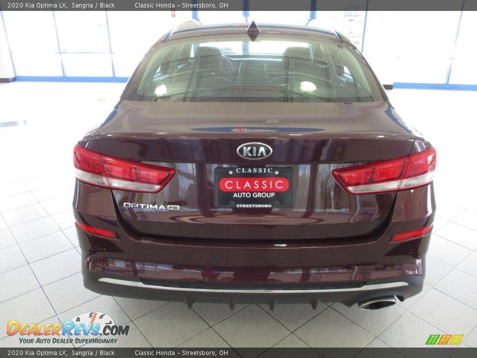 2020 Kia Optima LX Sangria / Black Photo #8