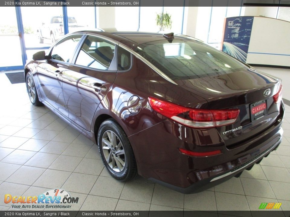 2020 Kia Optima LX Sangria / Black Photo #9