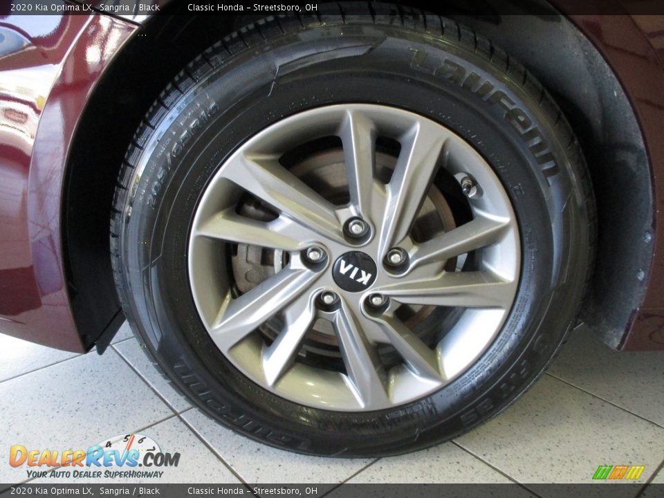 2020 Kia Optima LX Sangria / Black Photo #12