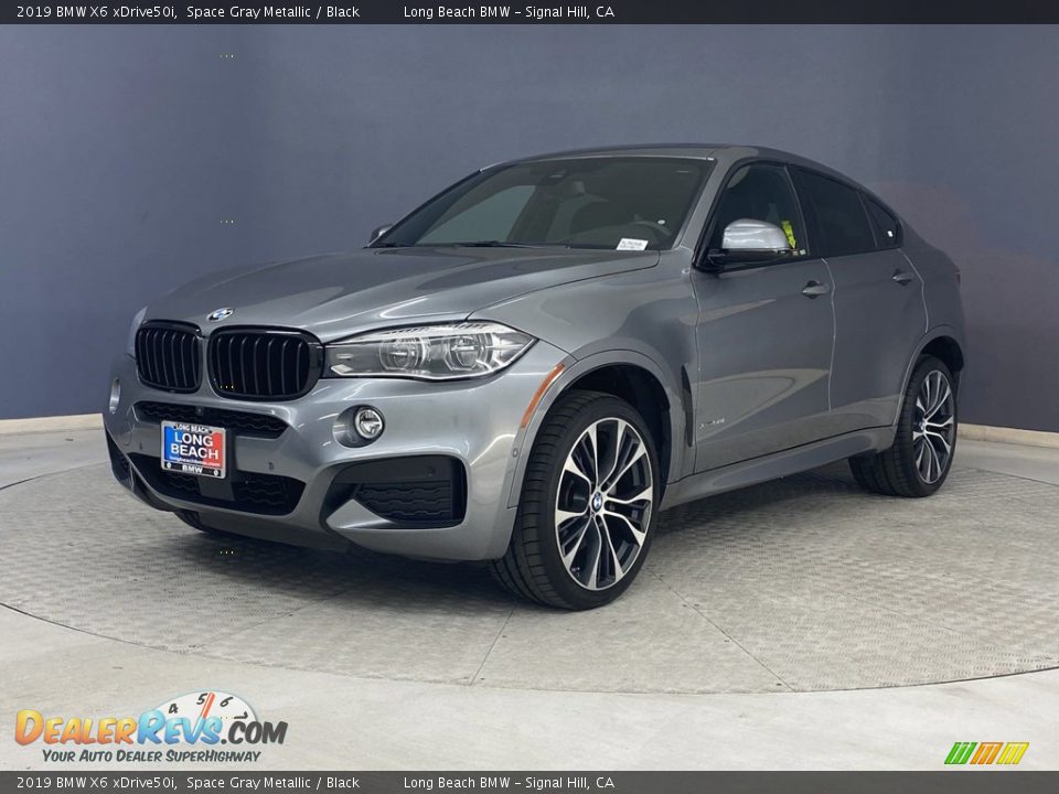 2019 BMW X6 xDrive50i Space Gray Metallic / Black Photo #3