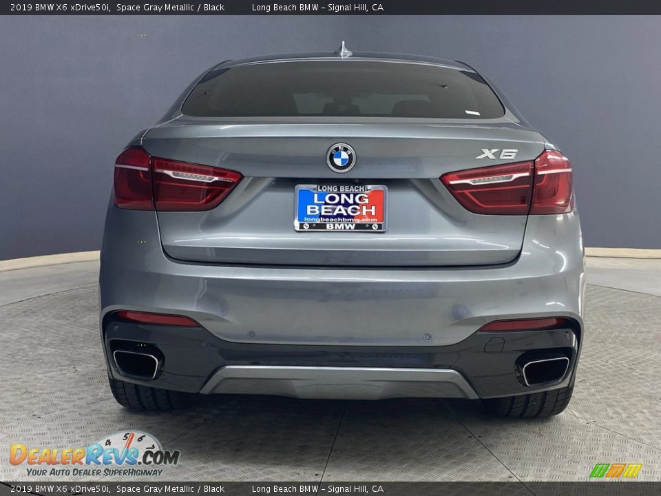 2019 BMW X6 xDrive50i Space Gray Metallic / Black Photo #4