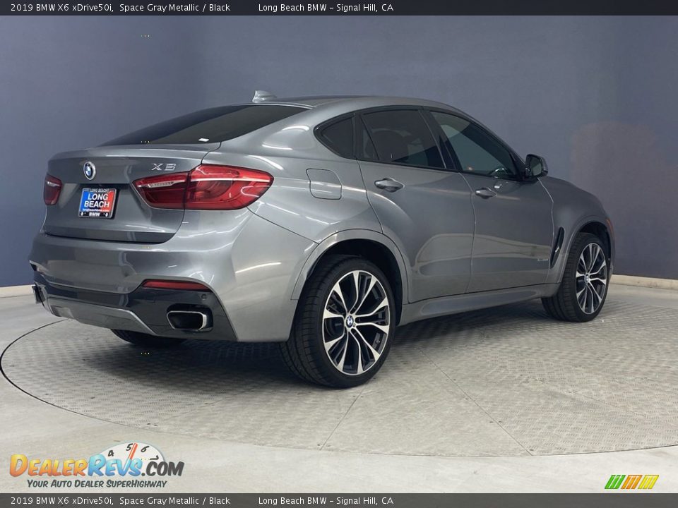 2019 BMW X6 xDrive50i Space Gray Metallic / Black Photo #5