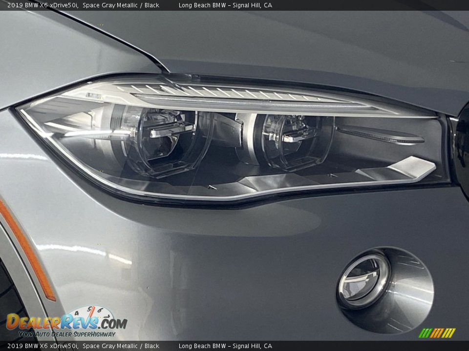 2019 BMW X6 xDrive50i Space Gray Metallic / Black Photo #6