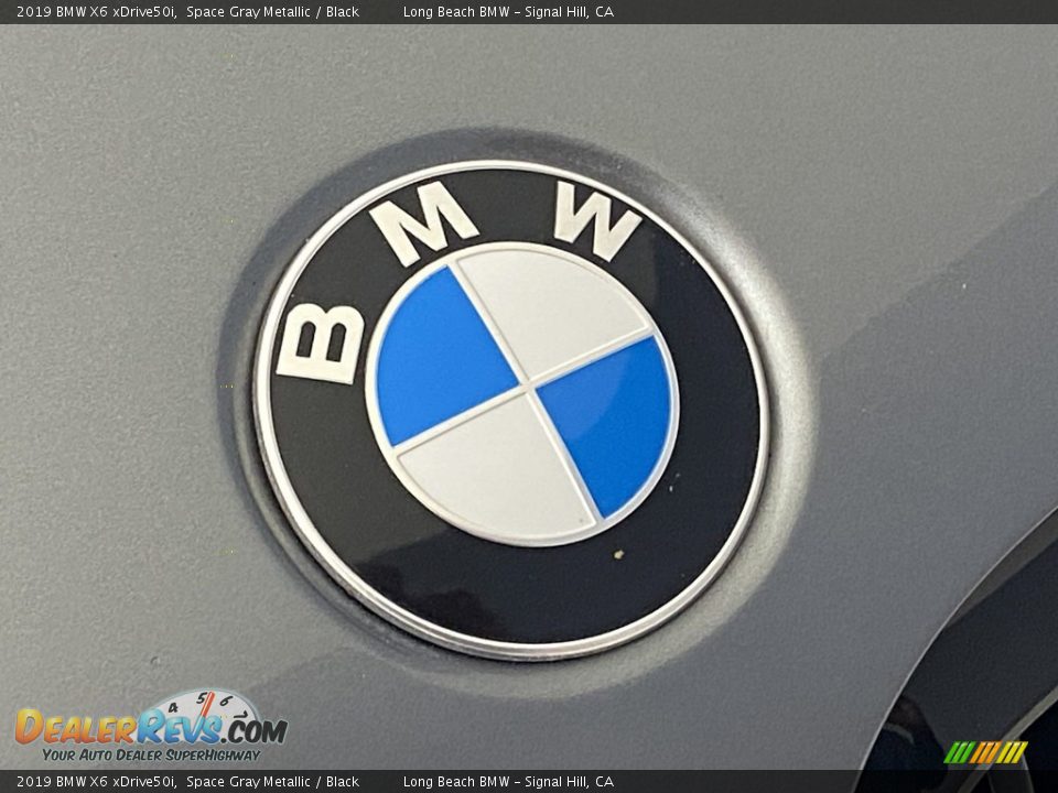 2019 BMW X6 xDrive50i Space Gray Metallic / Black Photo #7