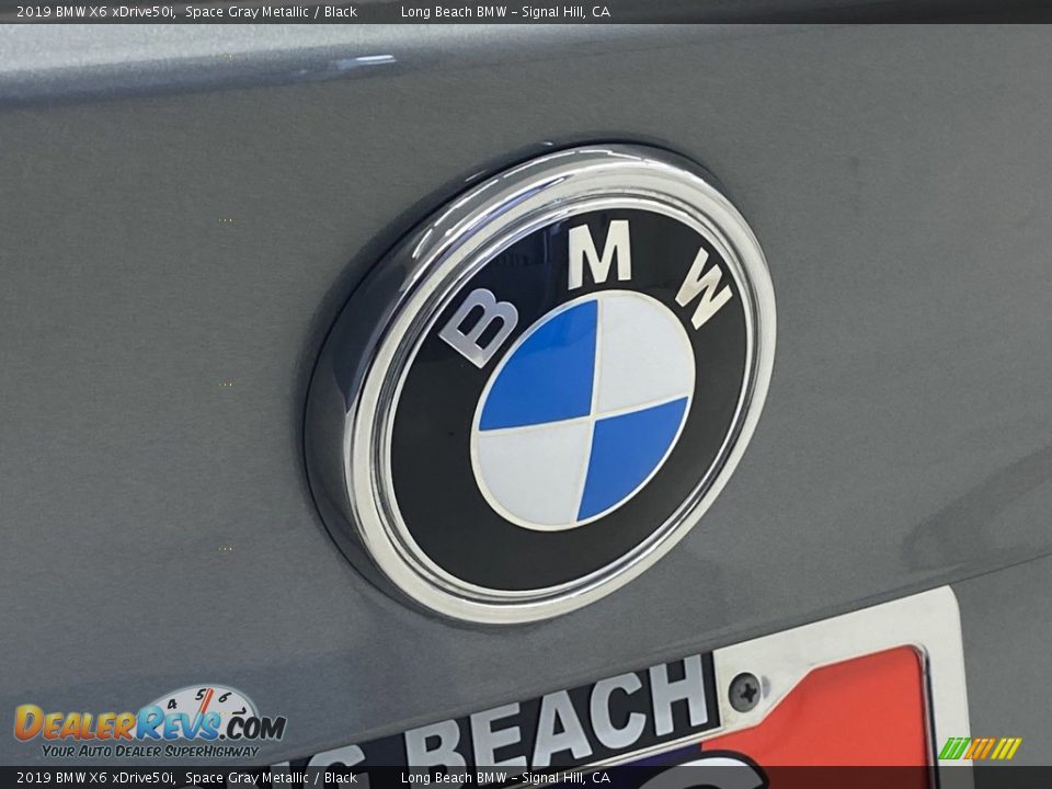 2019 BMW X6 xDrive50i Space Gray Metallic / Black Photo #9