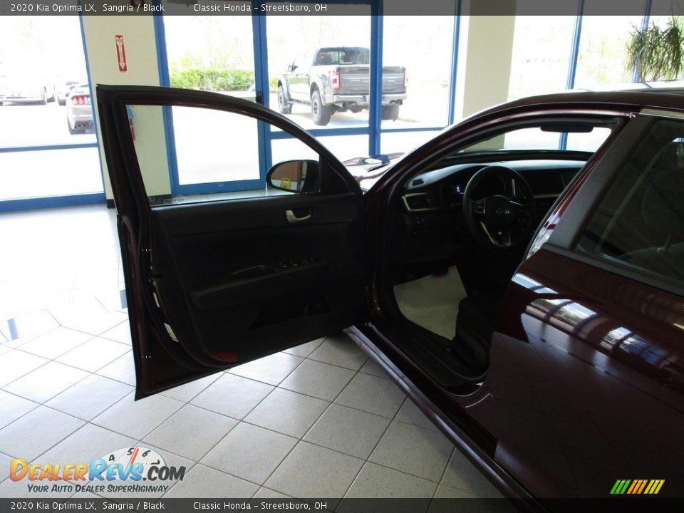 2020 Kia Optima LX Sangria / Black Photo #25
