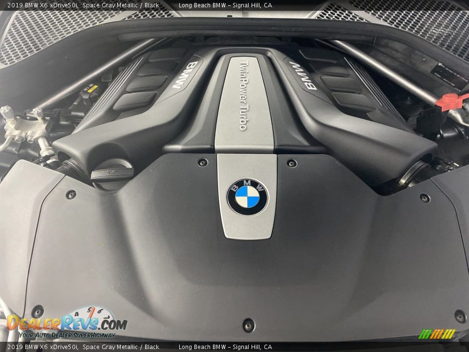 2019 BMW X6 xDrive50i Space Gray Metallic / Black Photo #11