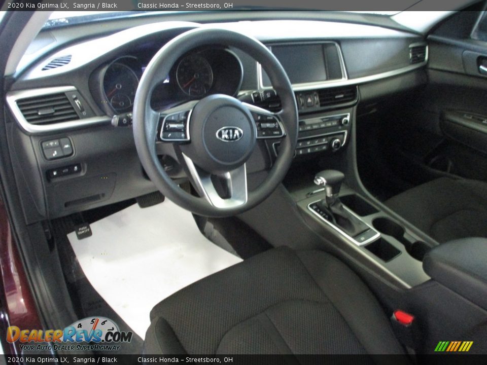 2020 Kia Optima LX Sangria / Black Photo #28