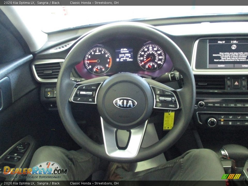 2020 Kia Optima LX Sangria / Black Photo #31