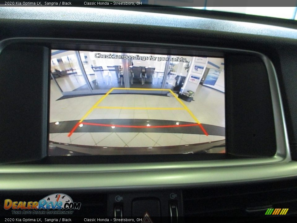 2020 Kia Optima LX Sangria / Black Photo #35