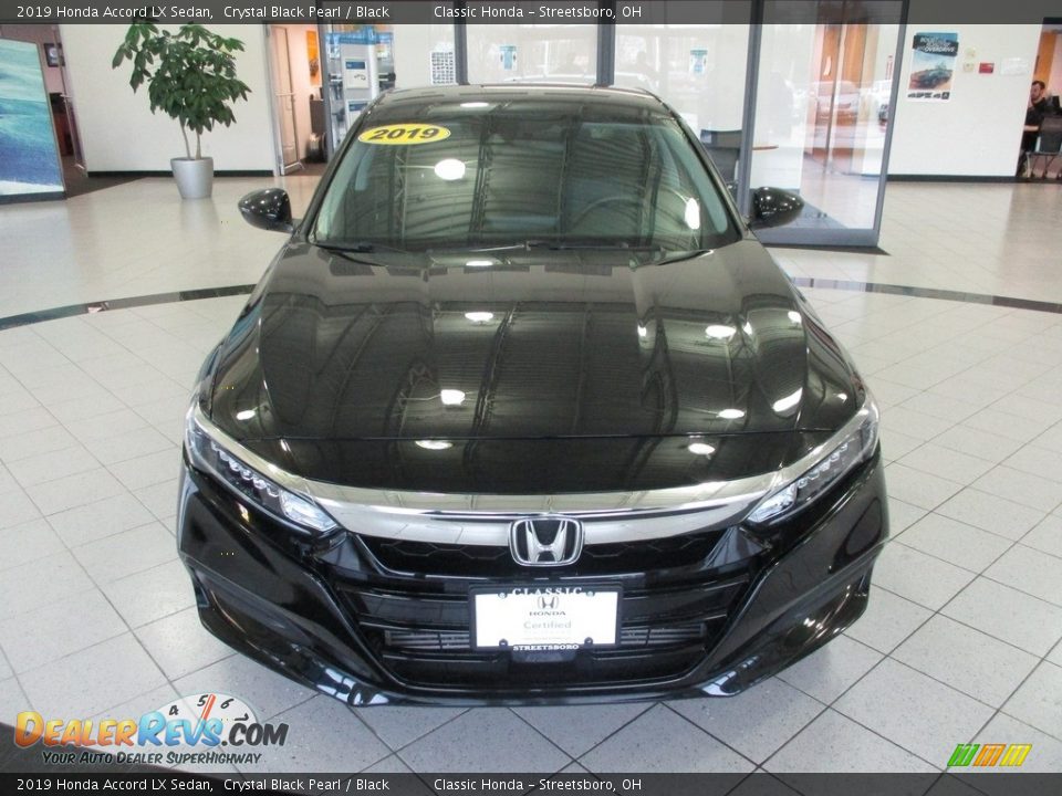 2019 Honda Accord LX Sedan Crystal Black Pearl / Black Photo #2