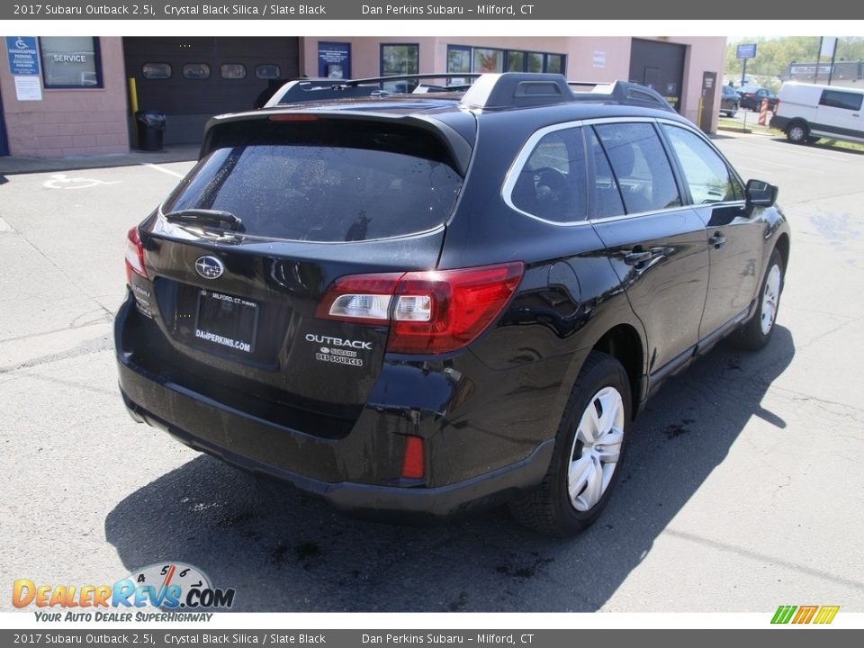 2017 Subaru Outback 2.5i Crystal Black Silica / Slate Black Photo #5