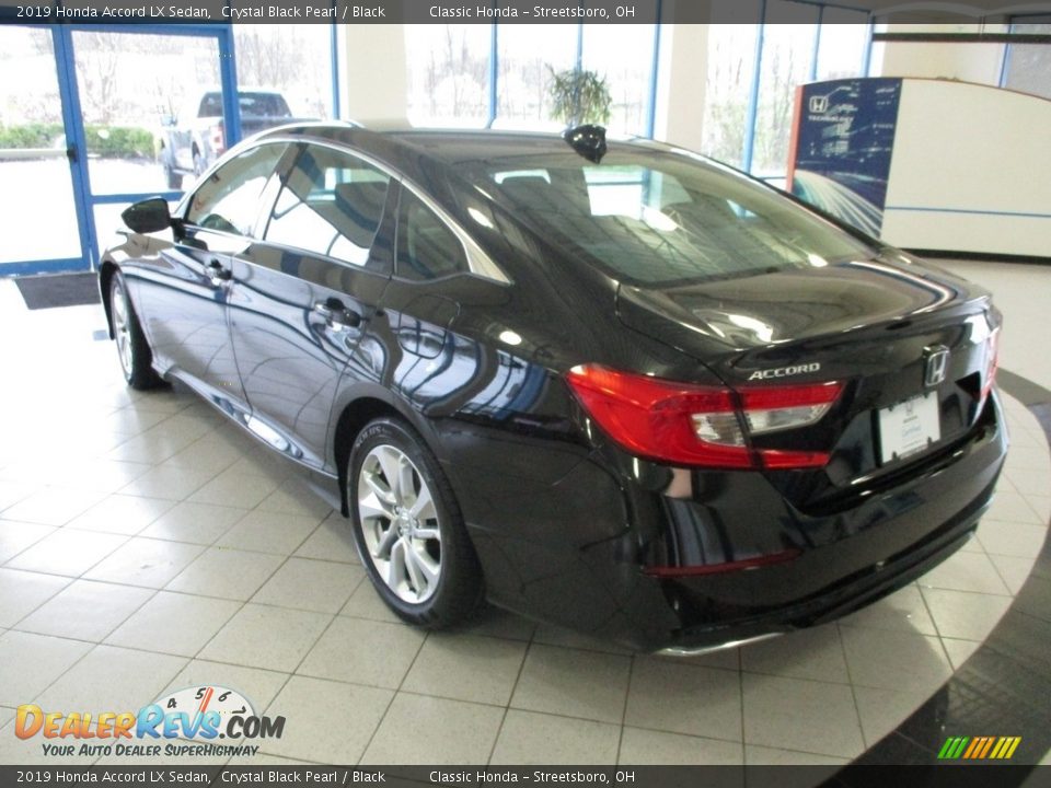 2019 Honda Accord LX Sedan Crystal Black Pearl / Black Photo #9