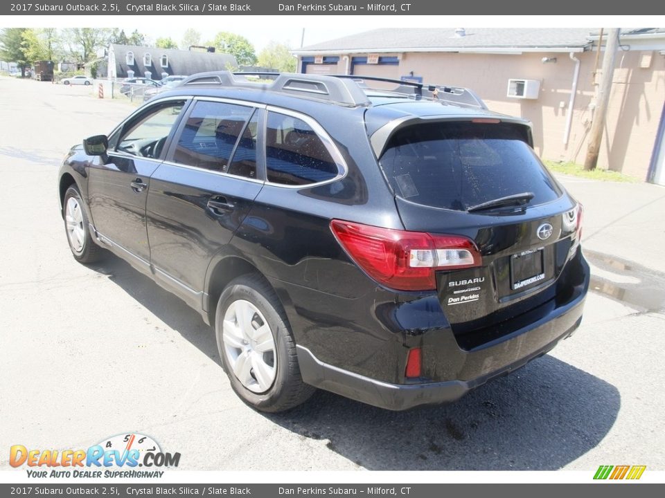 2017 Subaru Outback 2.5i Crystal Black Silica / Slate Black Photo #7