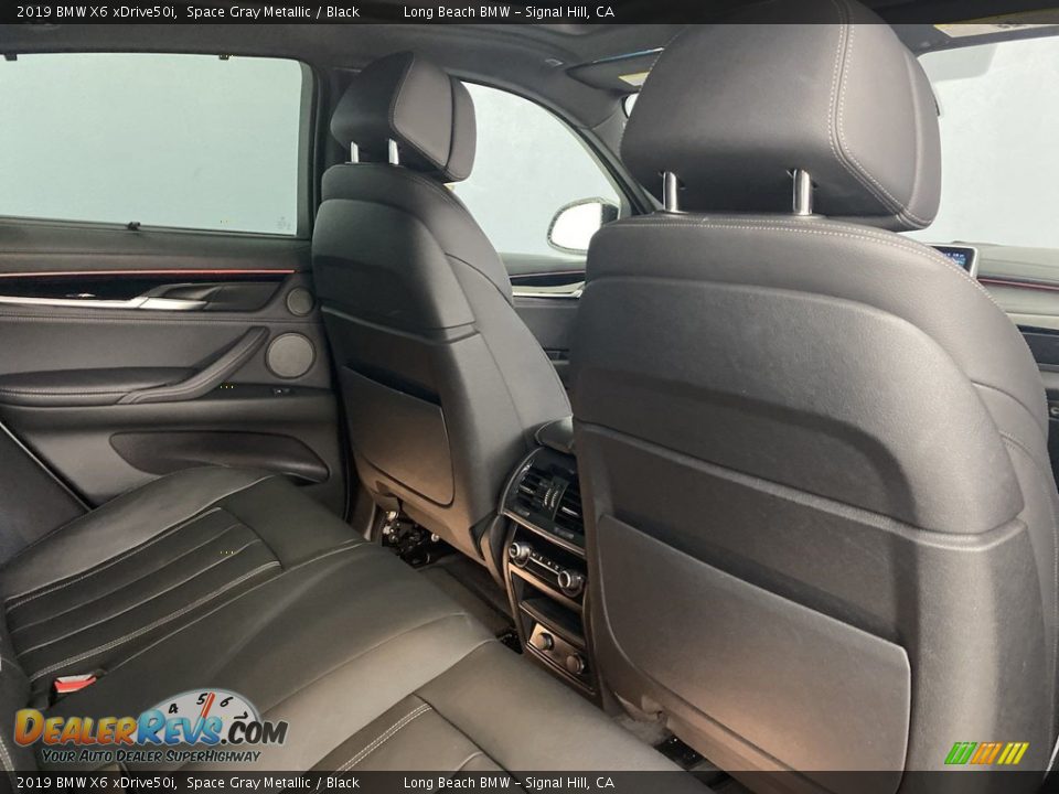 2019 BMW X6 xDrive50i Space Gray Metallic / Black Photo #35